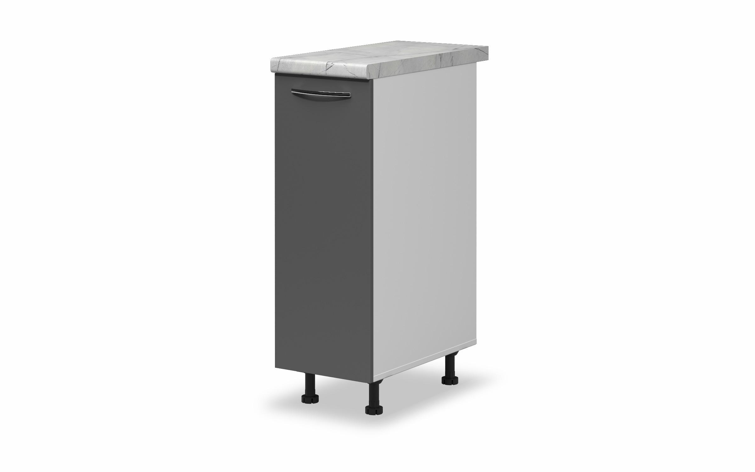 Kitchen cabinet Dakota 02, anthracite matt  1
